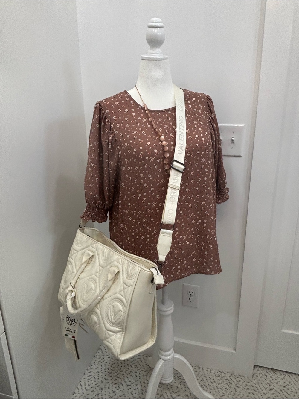 Luxury Tote Bag with Zip Closure
